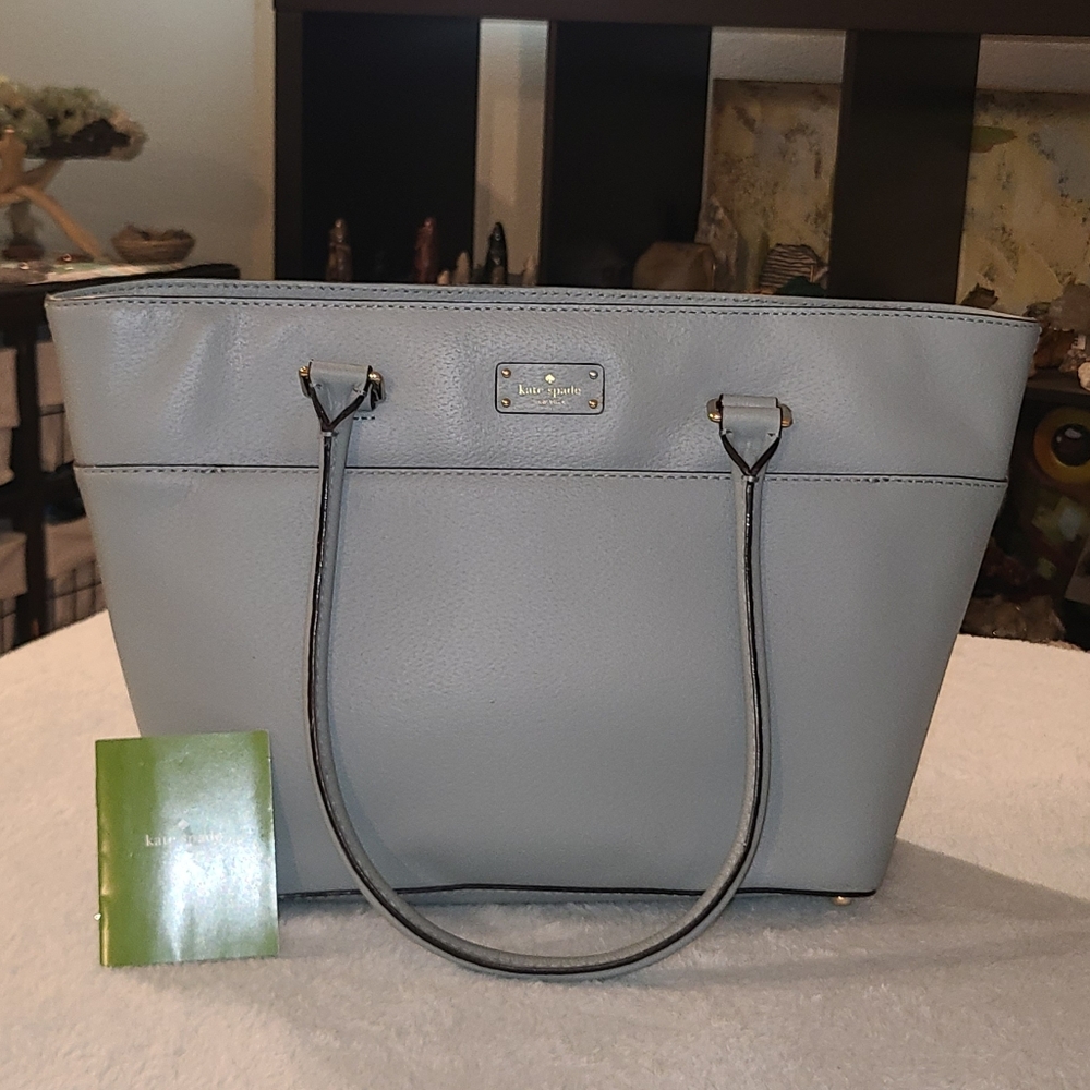 Kate Spade Blue/Gray Tote Bag